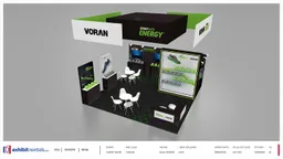20x20 Peninsula booth design by Exhibit-Rentals